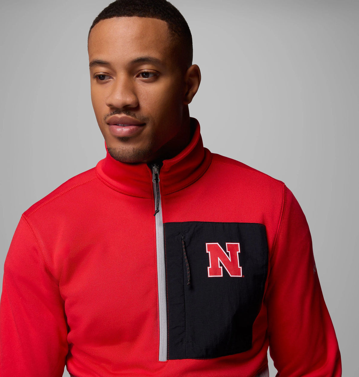 NEB - Bright Red, Columbia Grey, Black