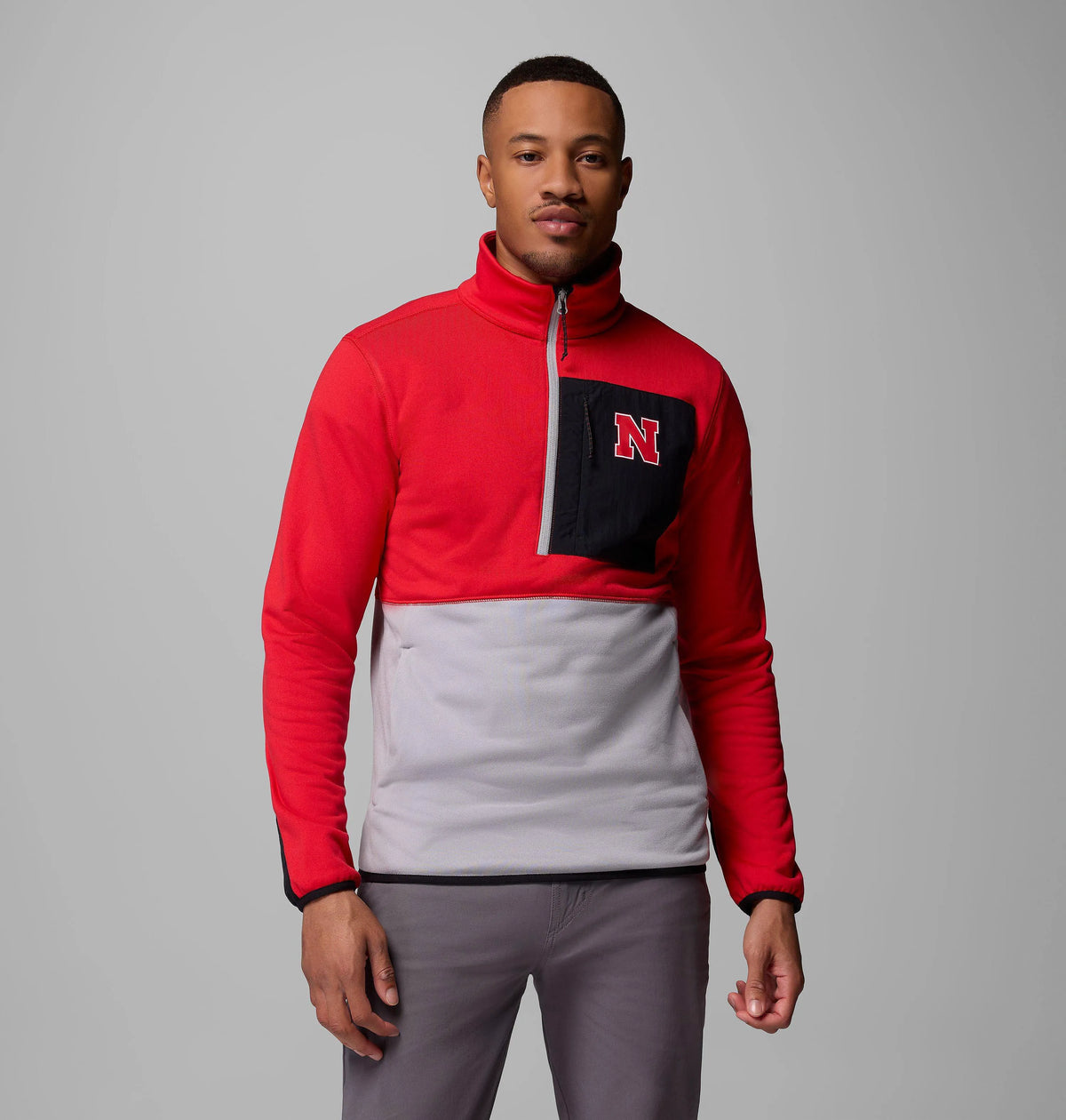 NEB - Bright Red, Columbia Grey, Black