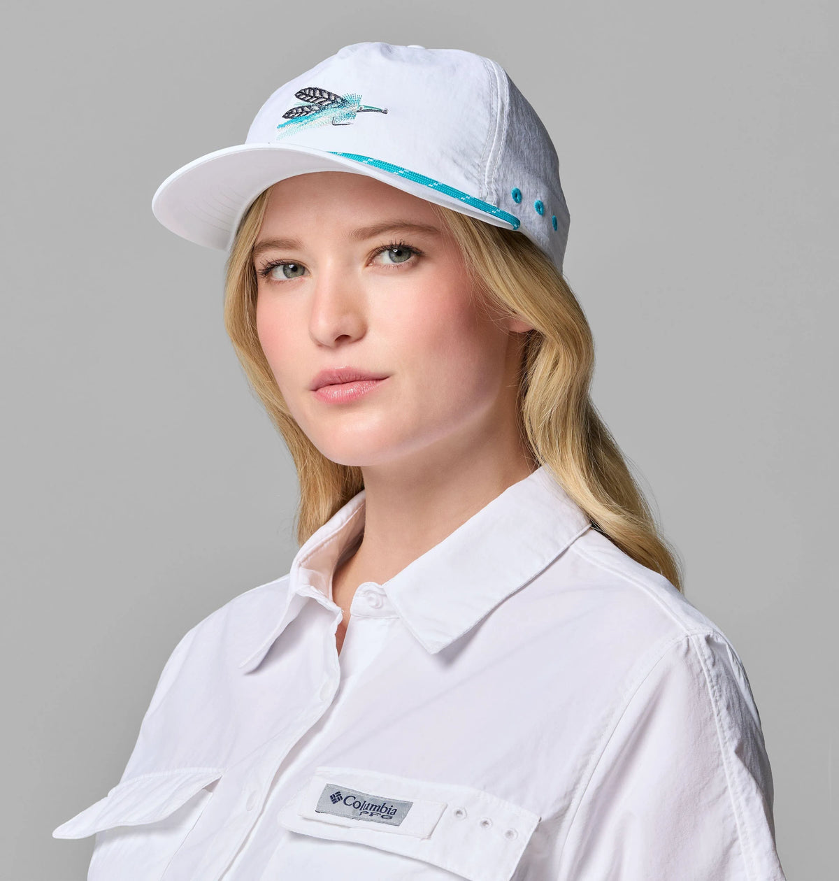 White, Ocean Teal, Fly 1