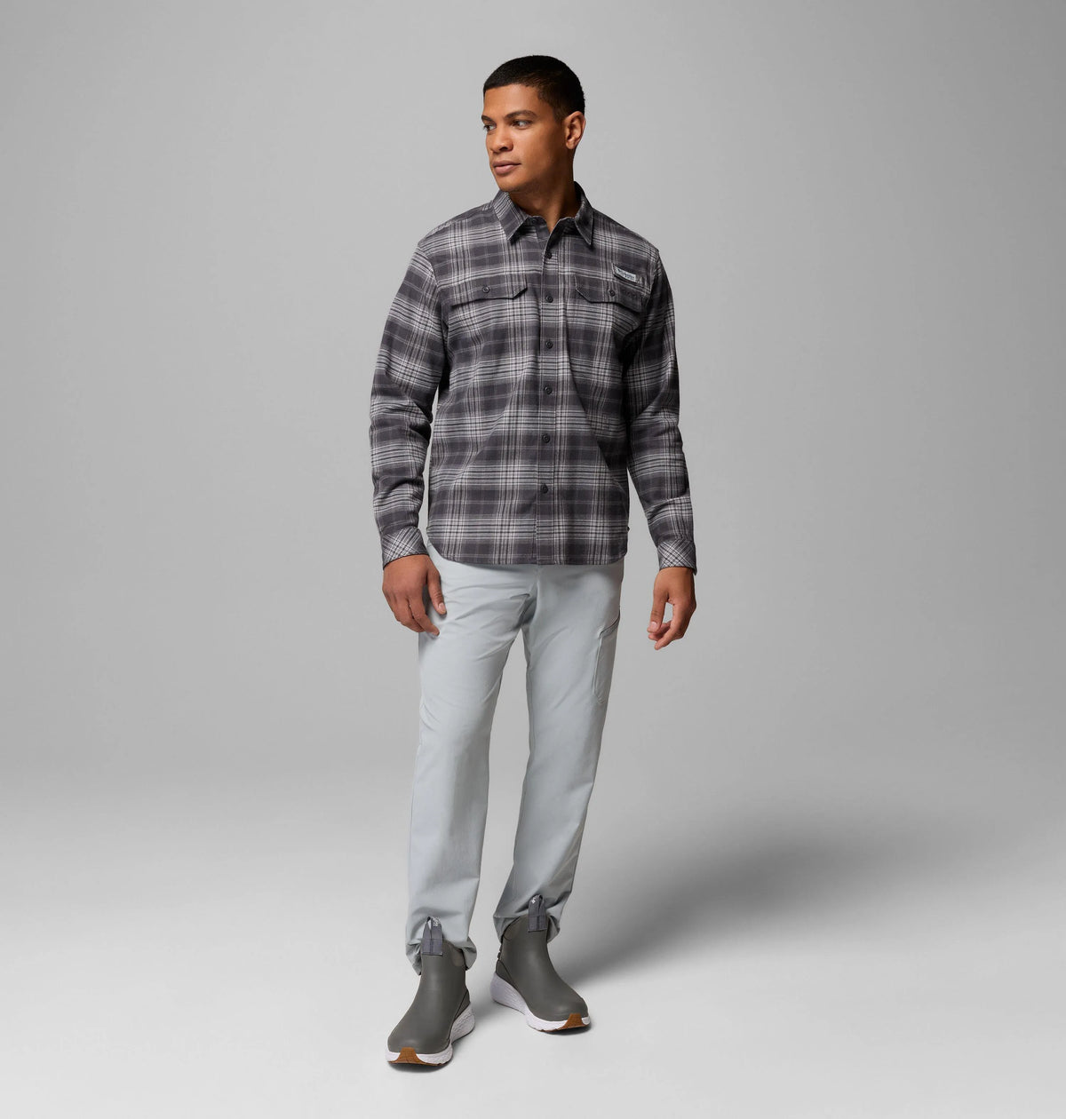 Shark Sheer Plaid