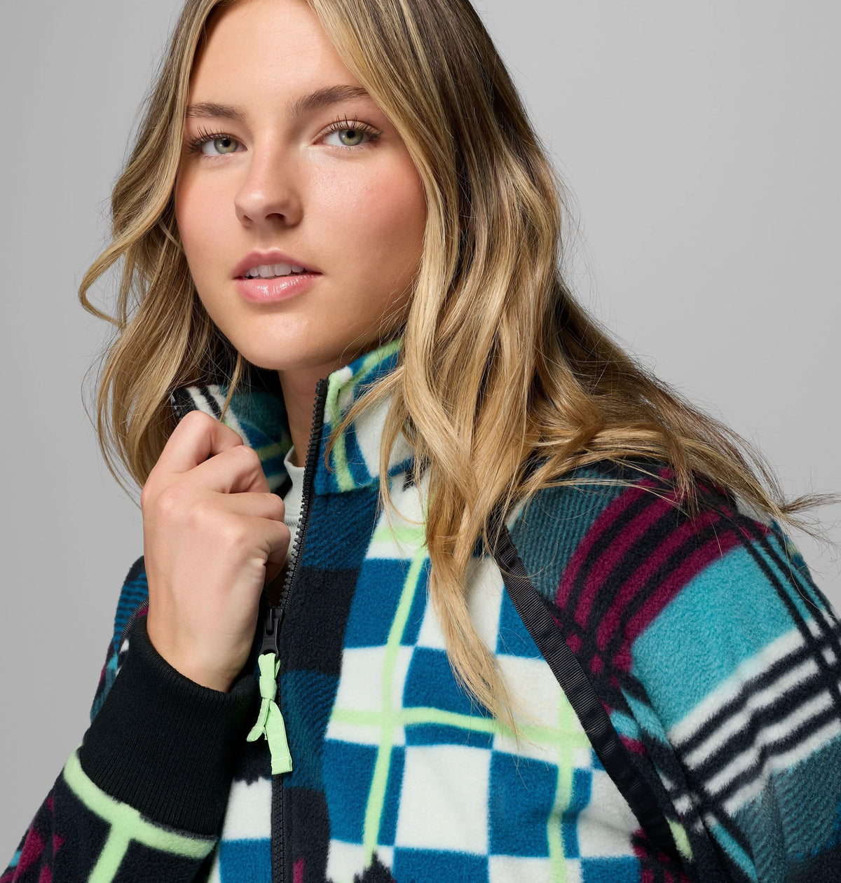 Teal, Plaidpatch, Black