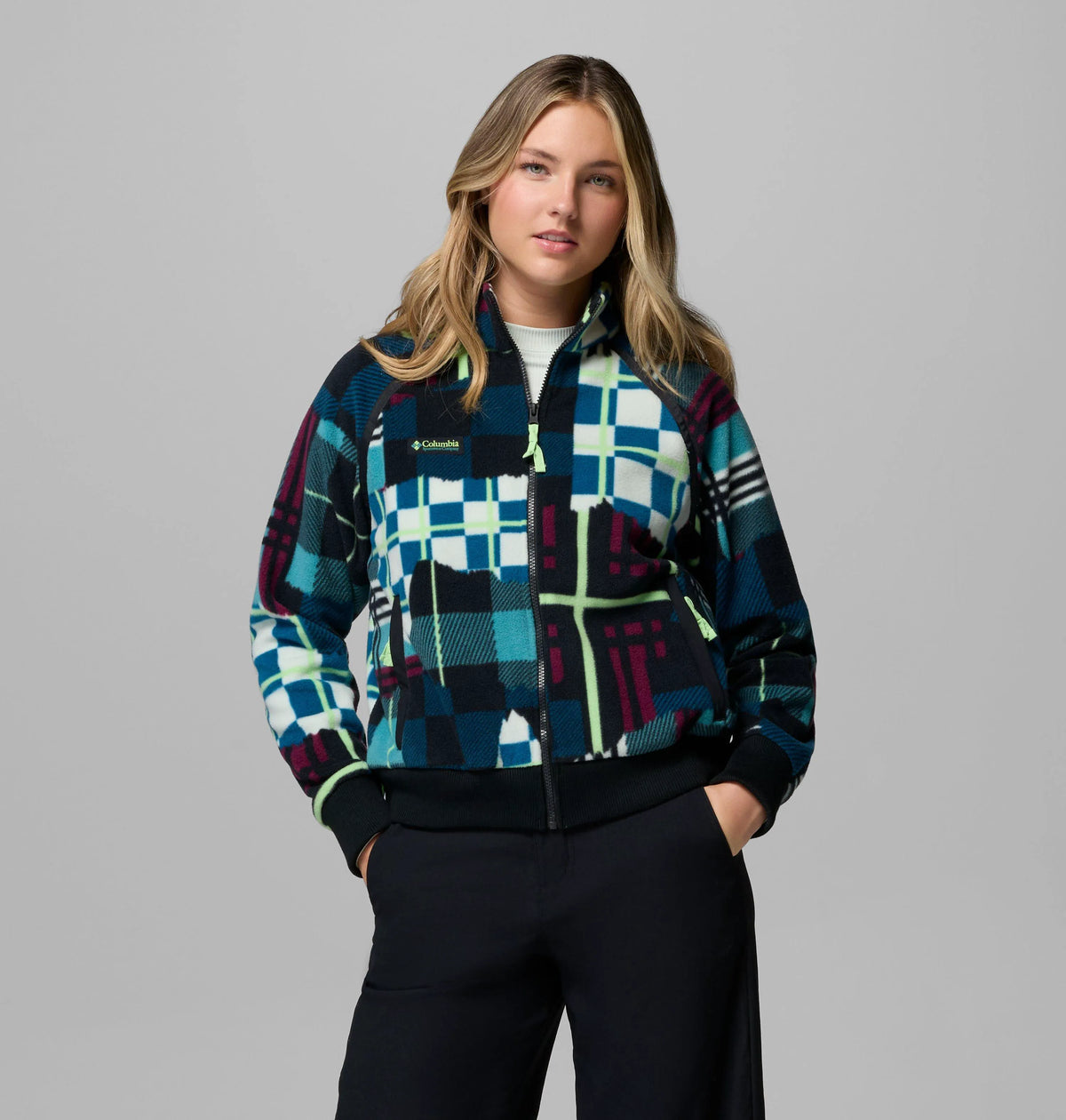 Teal, Plaidpatch, Black