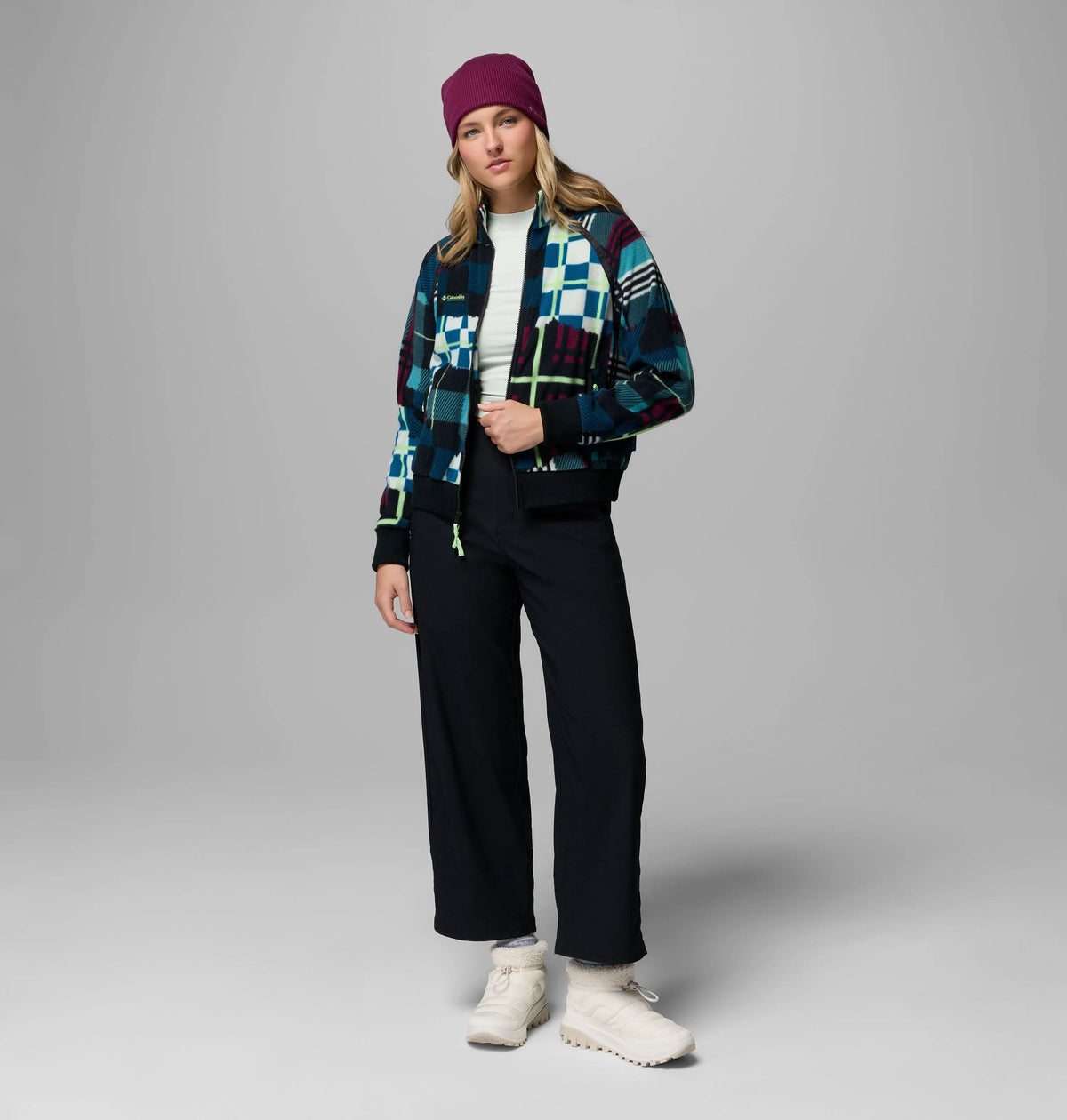 Teal, Plaidpatch, Black