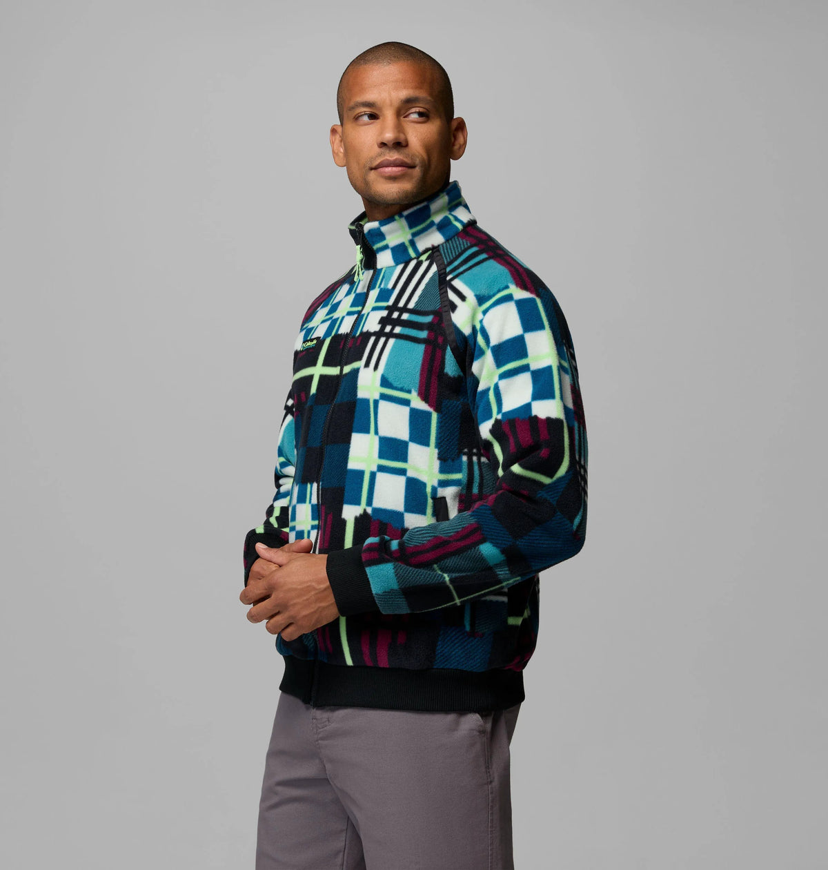 Teal Plaidpatch, Black