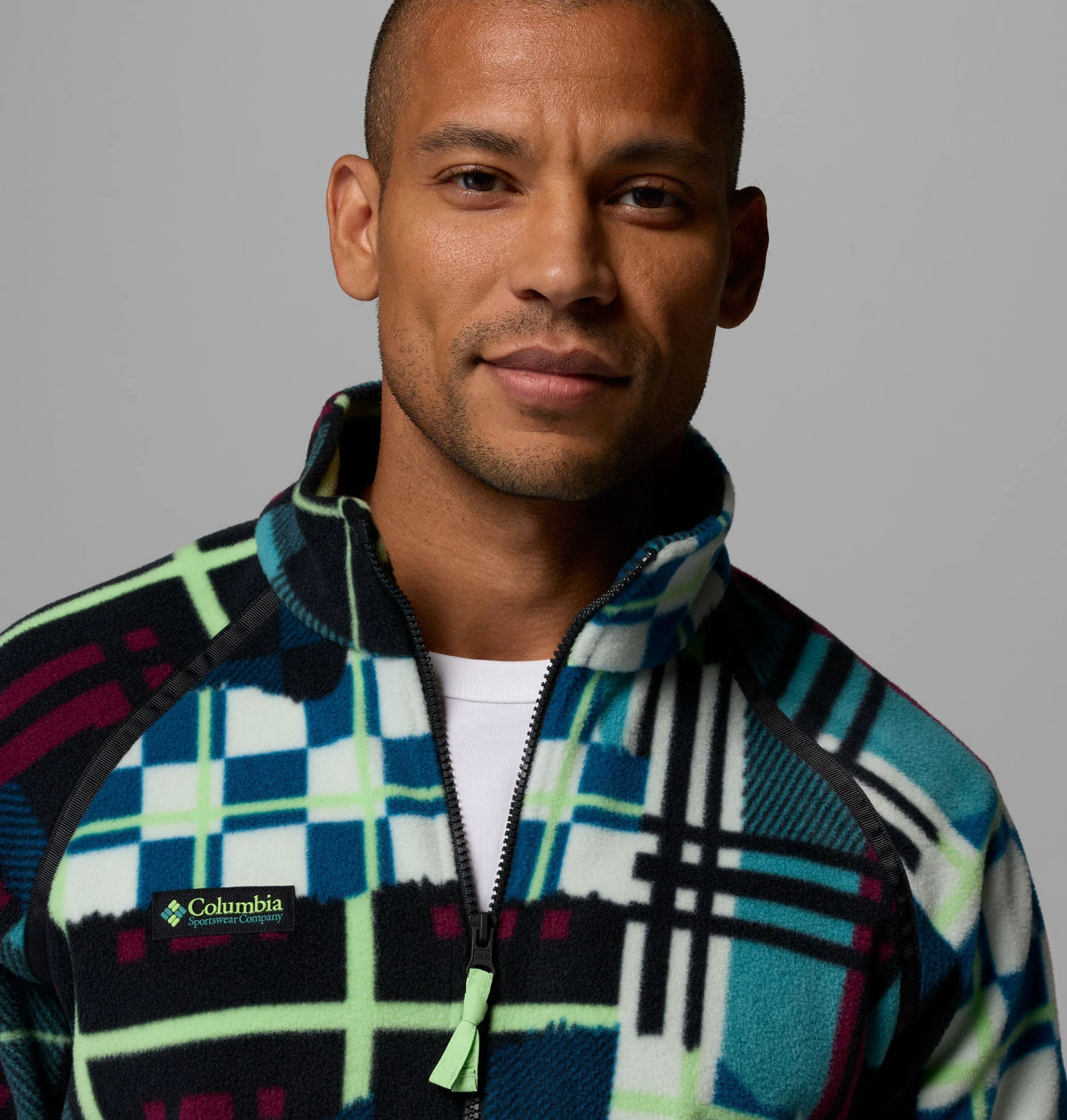Teal Plaidpatch, Black