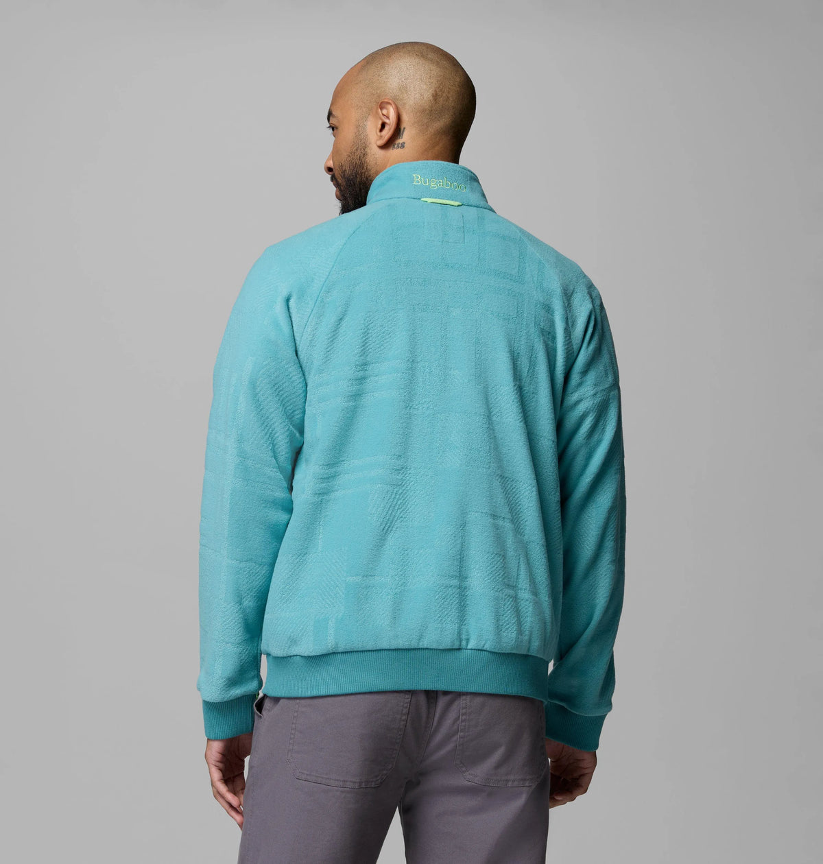 Teal Plaidpatch Burnout
