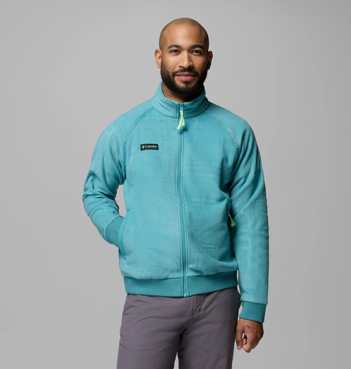 Teal Plaidpatch Burnout