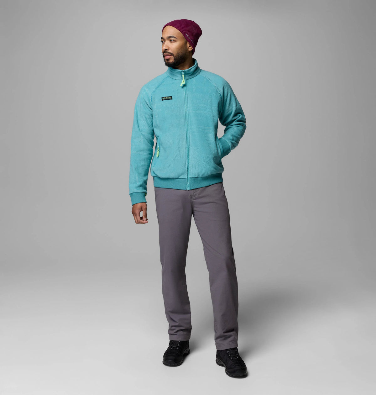 Teal Plaidpatch Burnout