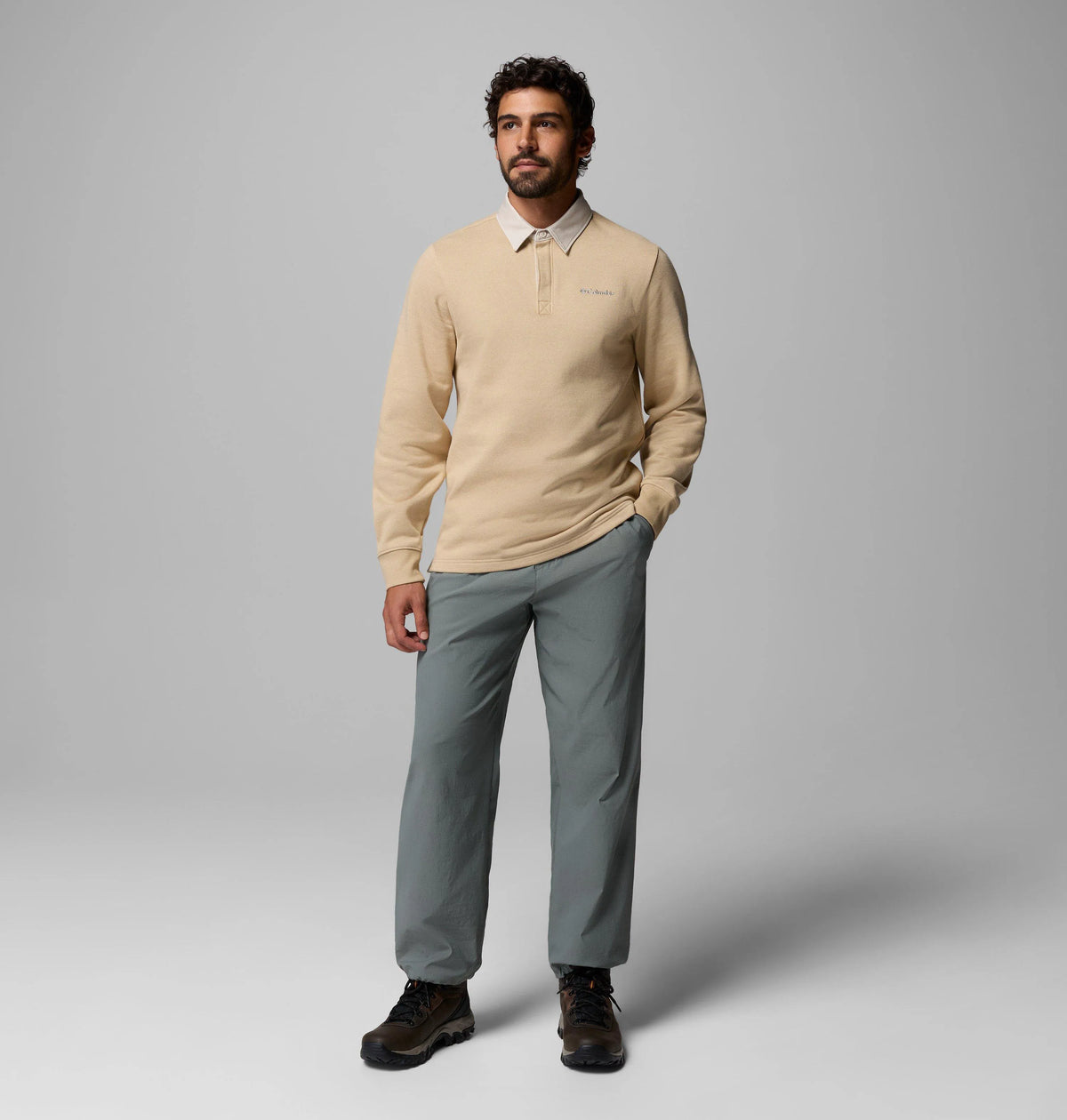 Oatmeal Heather, Dark Stone