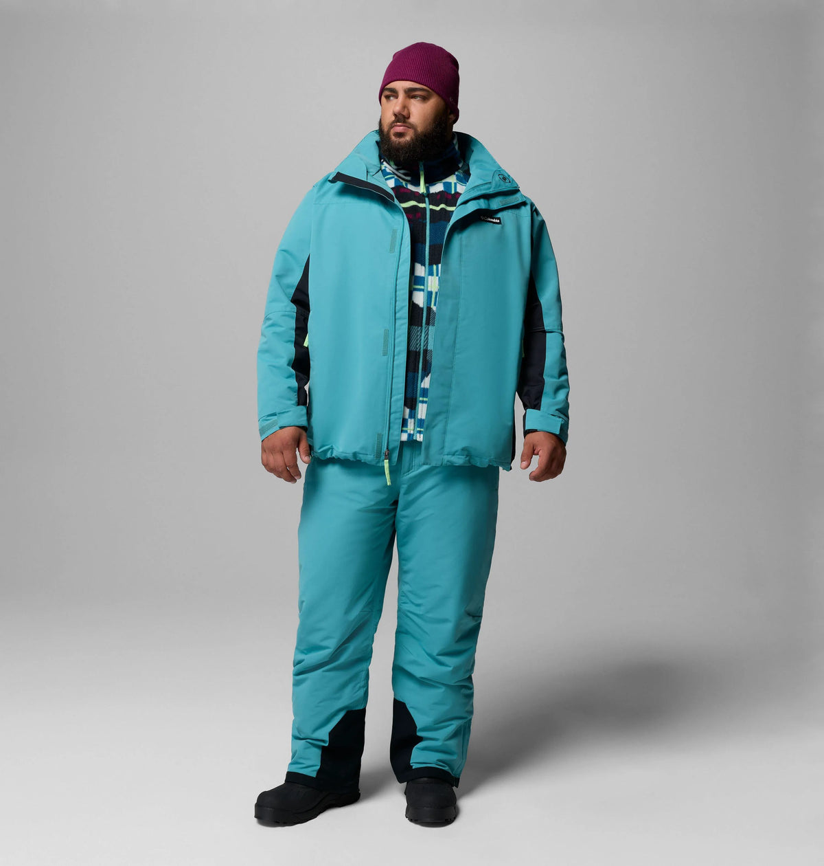 Teal, Black