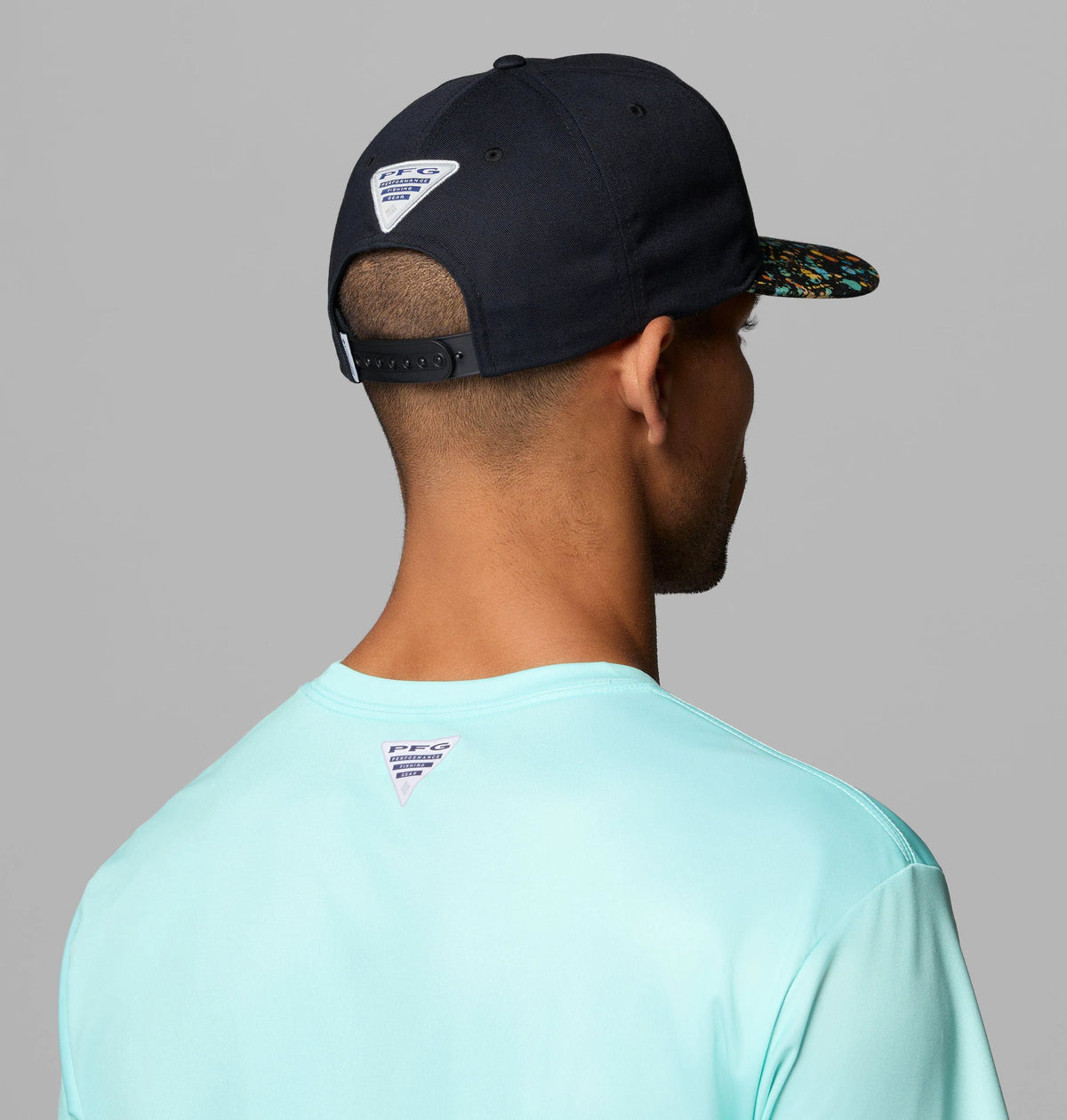 Black, Multi Splatter, Blue Crab