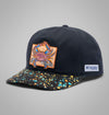 Black, Multi Splatter, Blue Crab
