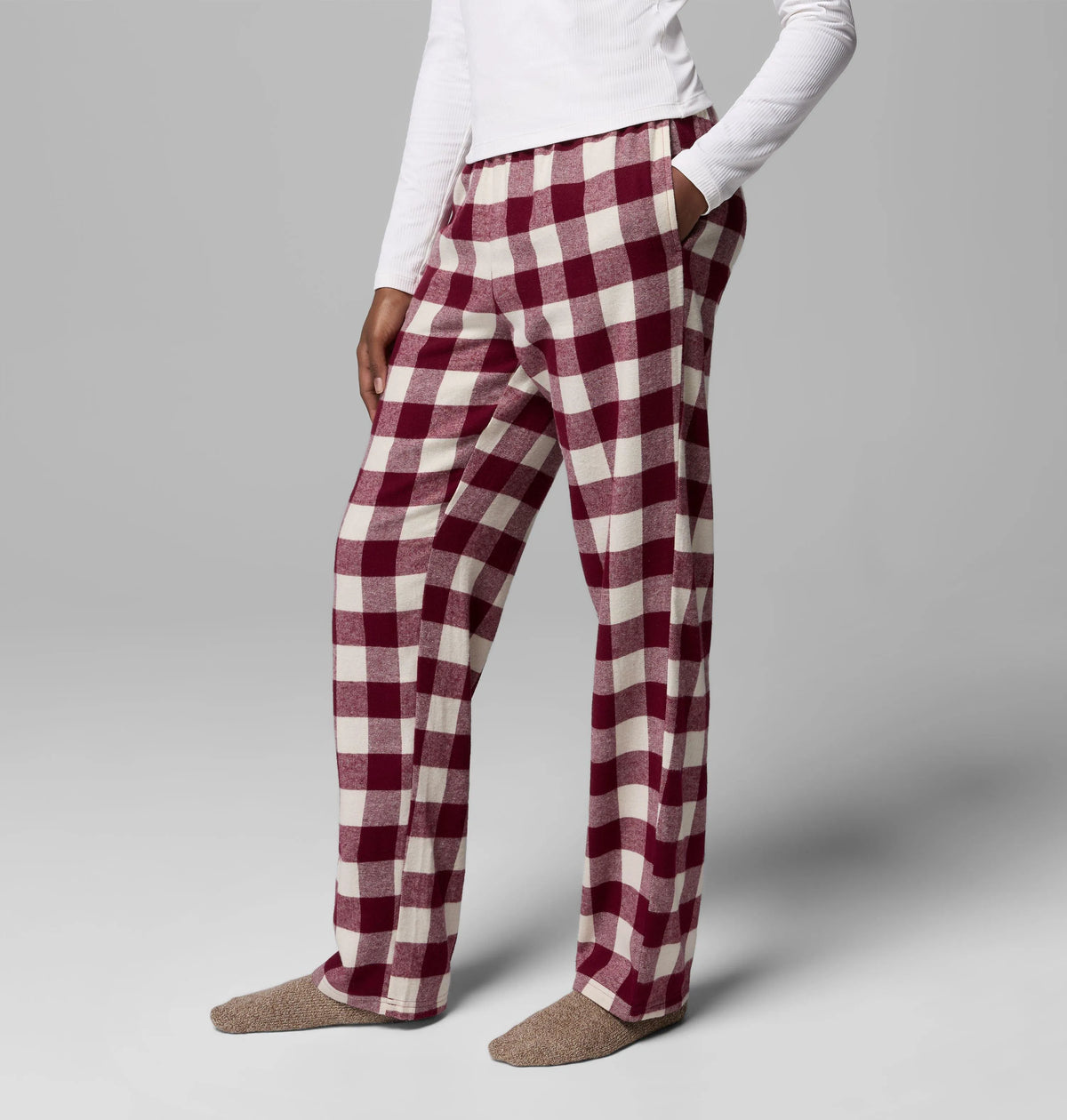 Rich Wine Buffalo Plaid