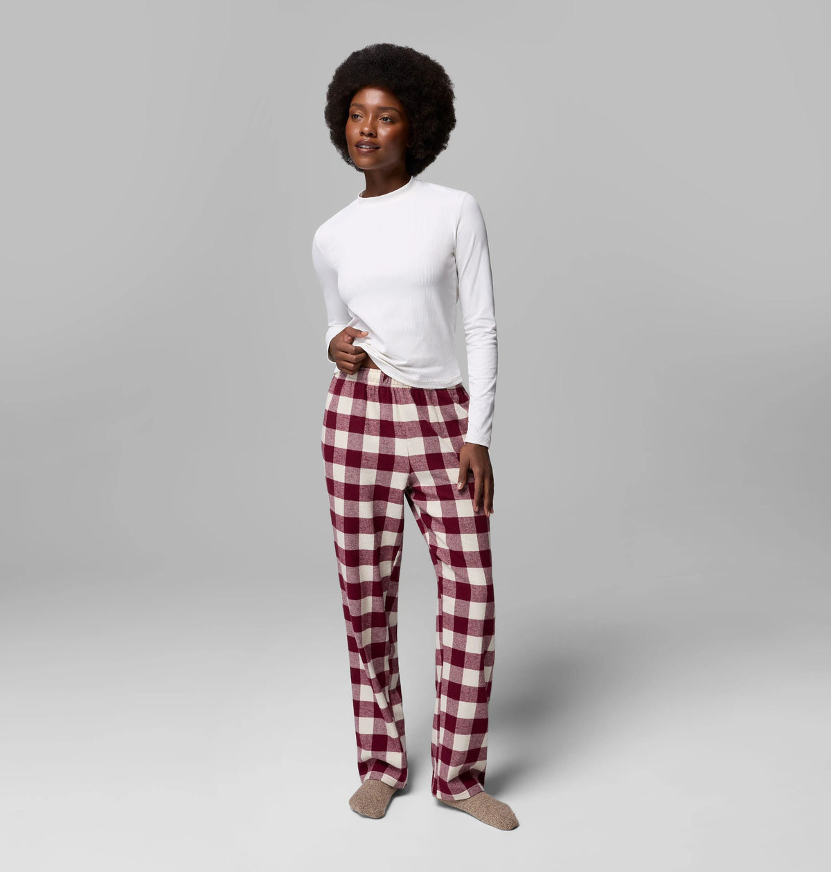 Rich Wine Buffalo Plaid
