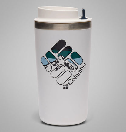 Heavenly Stacked White Collegiate Navy