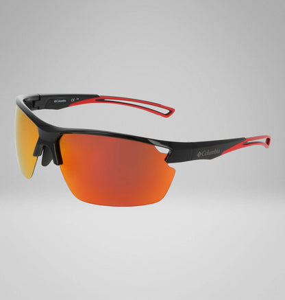 Shiny black with Red