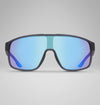 Matte Black Ice Blue Mirror