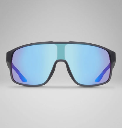 Matte Black Ice Blue Mirror