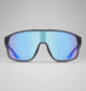 Matte Black Ice Blue Mirror