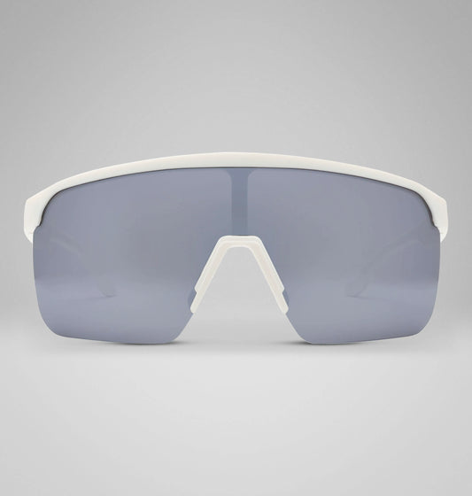 Matte White Silver Mirror