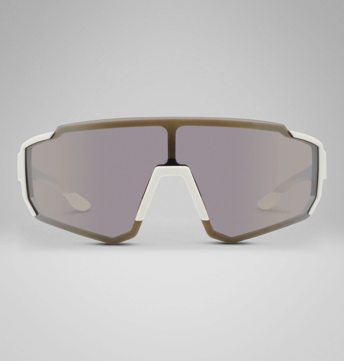 Matte White/Bronze Mirror