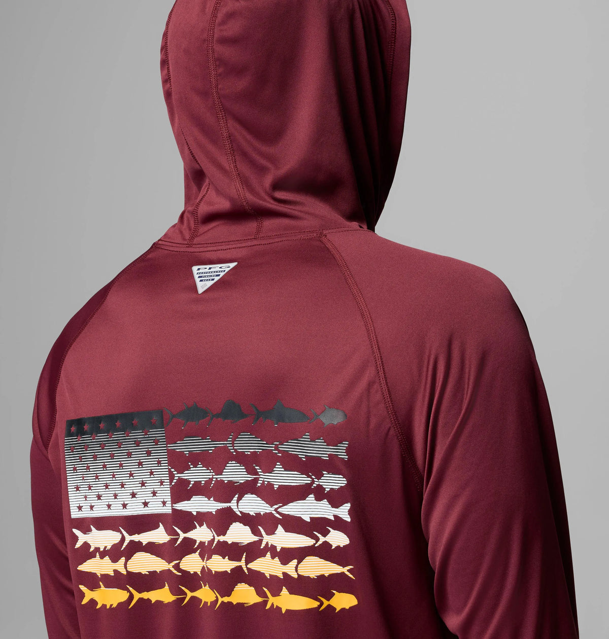 FWC - Deep Maroon, Fish Flag