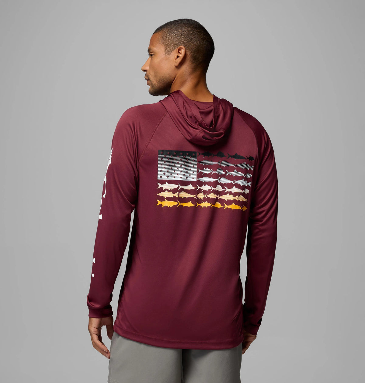 FWC - Deep Maroon, Fish Flag